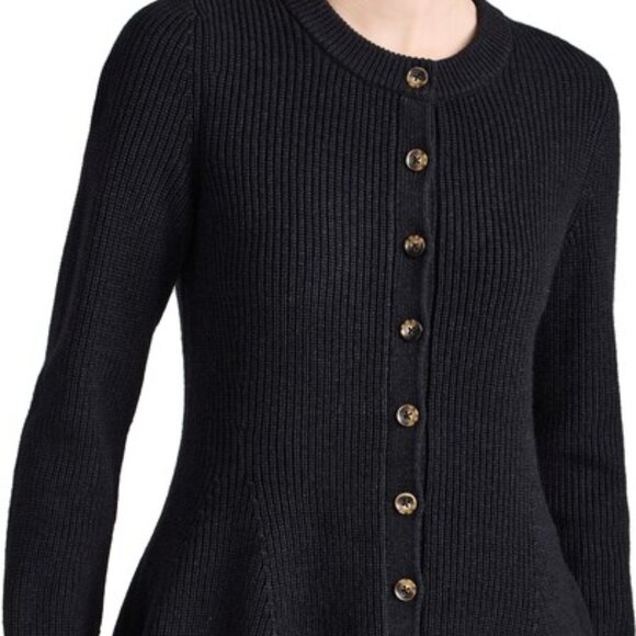 La Ligne Merino Wool/Silk/Cashmere Julieta Button-Up Cardigan - Picture 1 of 4